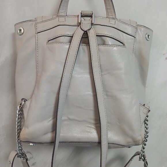 Michael Kors Gray Leather Backpack main image 6